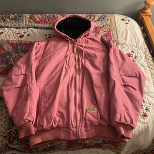 Schmidt pink workwear Hooded Jacket size 3XL